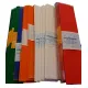 Partij Crêpepapier set van 20 stuks div. kleuren